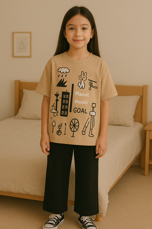Graphic Planet Printed Kids Night Suit