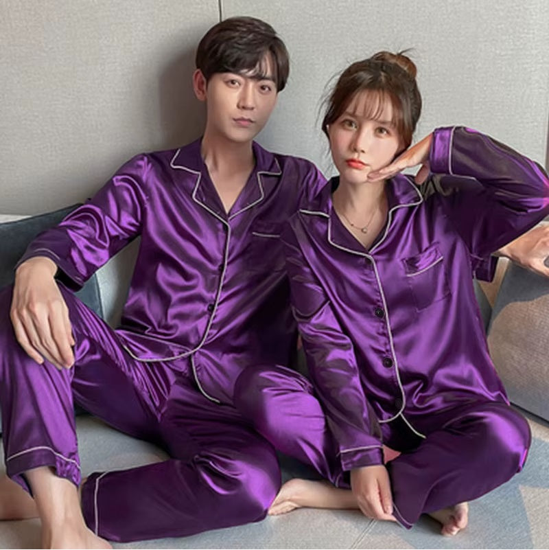 Premium Couple Silk PJ’s