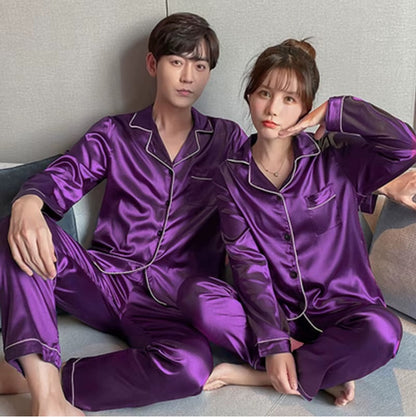 Premium Couple Silk PJ’s