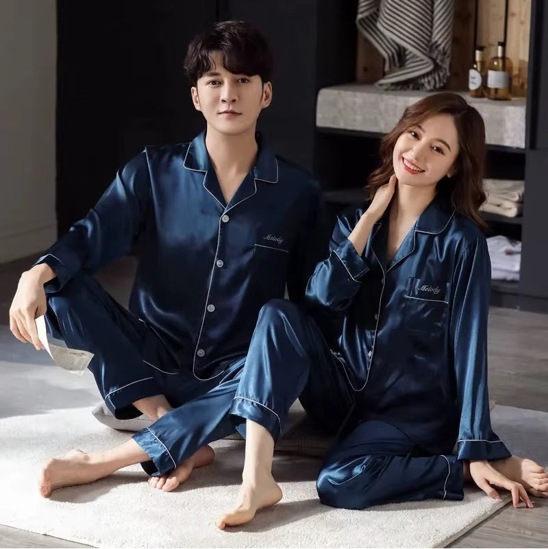 Premium Couple Silk PJ’s
