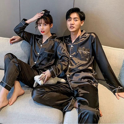 Premium Couple Silk PJ’s