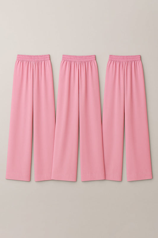 Pack of 3 Plazo Trouser