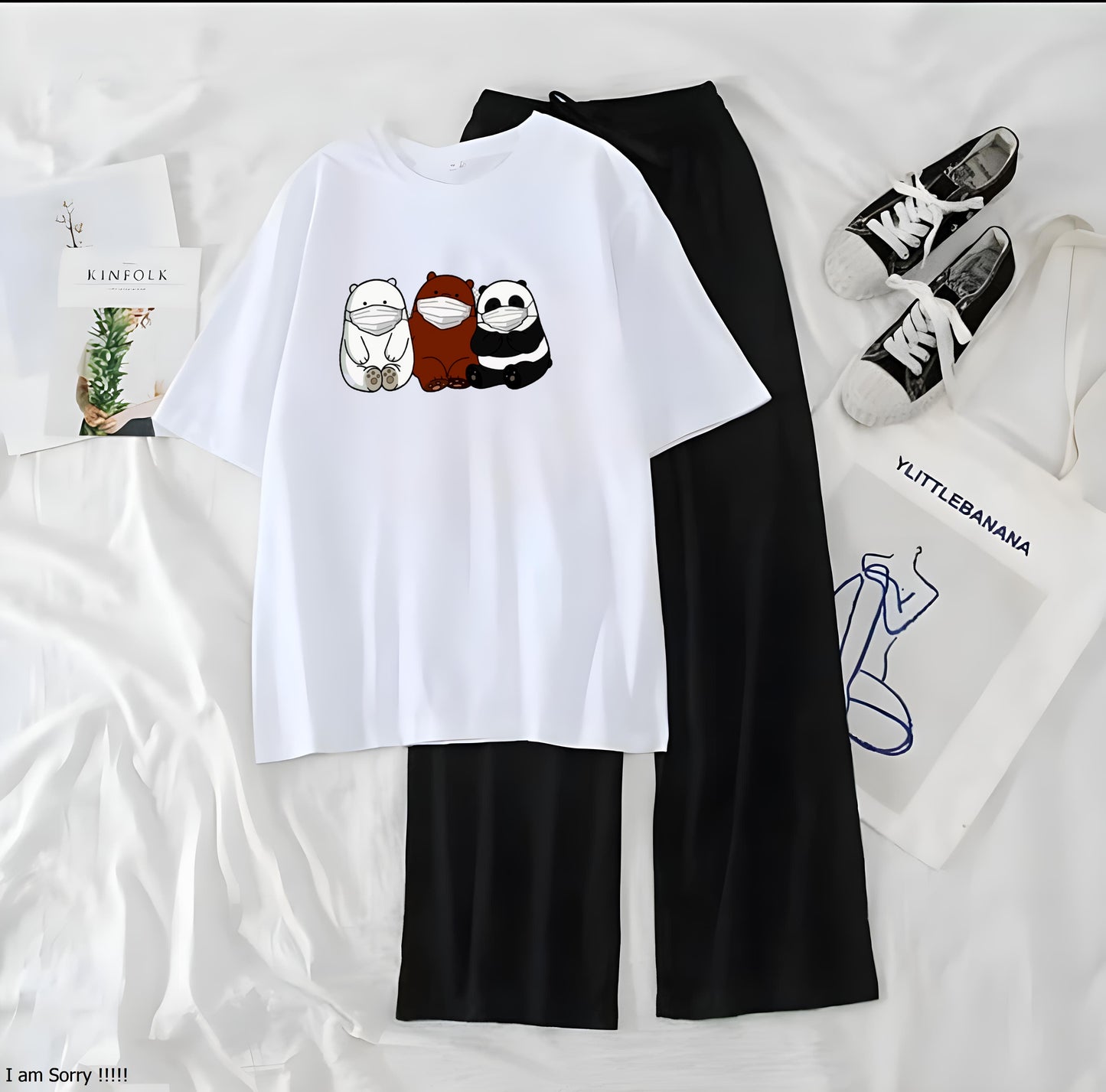 3 Panda Casual Night Wear