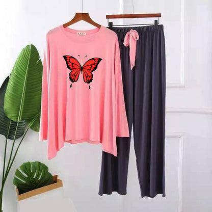 Premium 🦋  Print Full Sleeves Pajama Set for Women