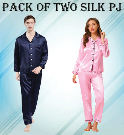 Premium Couple Silk PJ’s