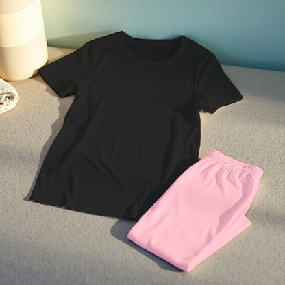 Plain Basic T-shirt With Multi Color Combination Pajamas