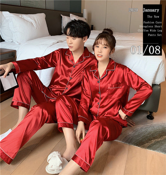 Premium Couple Silk PJ’s