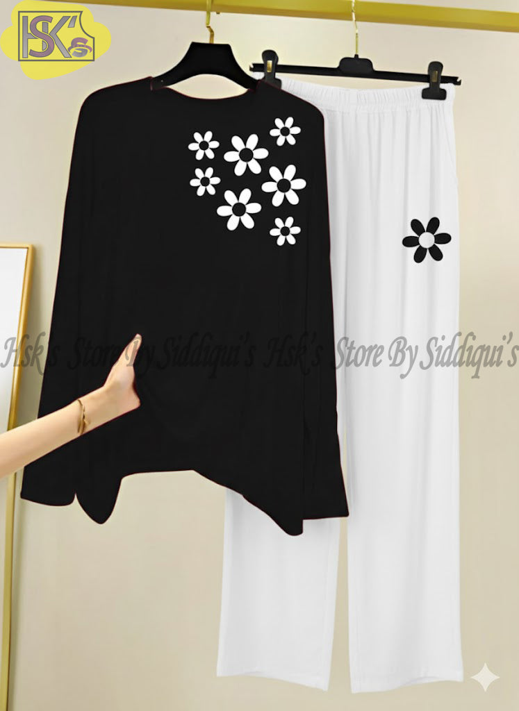 Little Flower Full Sleeves Night Suit
