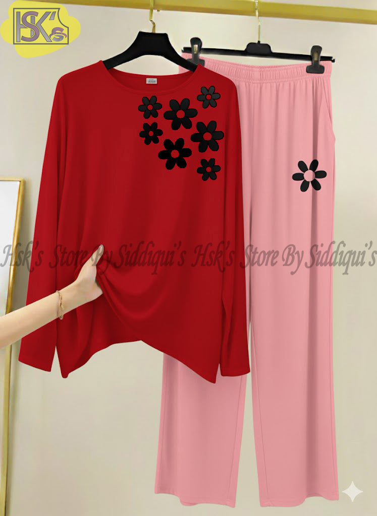Little Flower Full Sleeves Night Suit