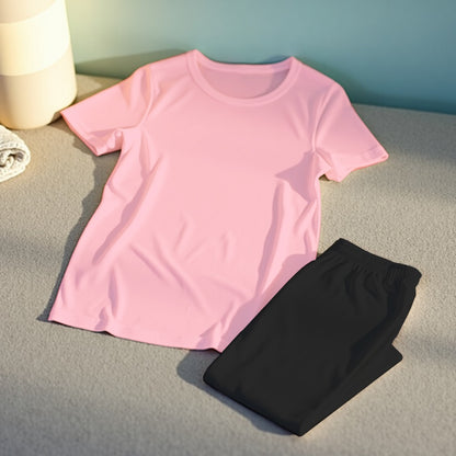 Plain Basic T-shirt With Multi Color Combination Pajamas