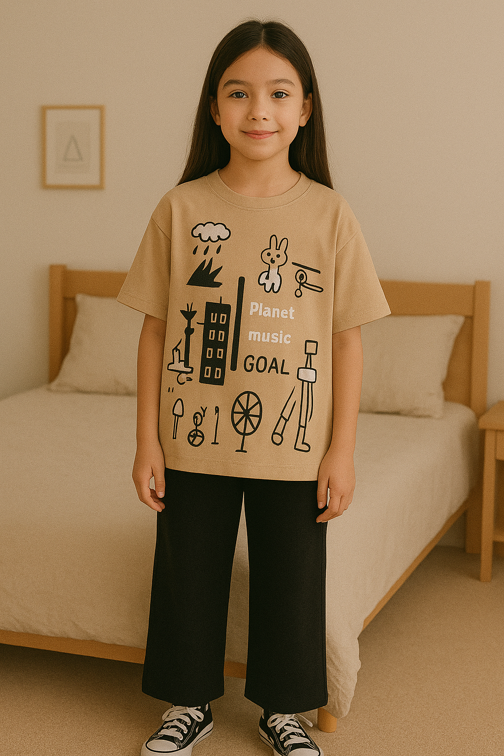 Graphic Planet Printed Kids Night Suit