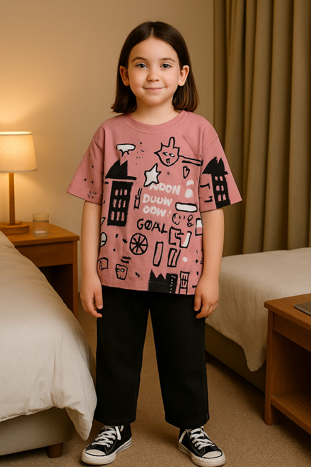 Graphic Planet Printed Kids Night Suit