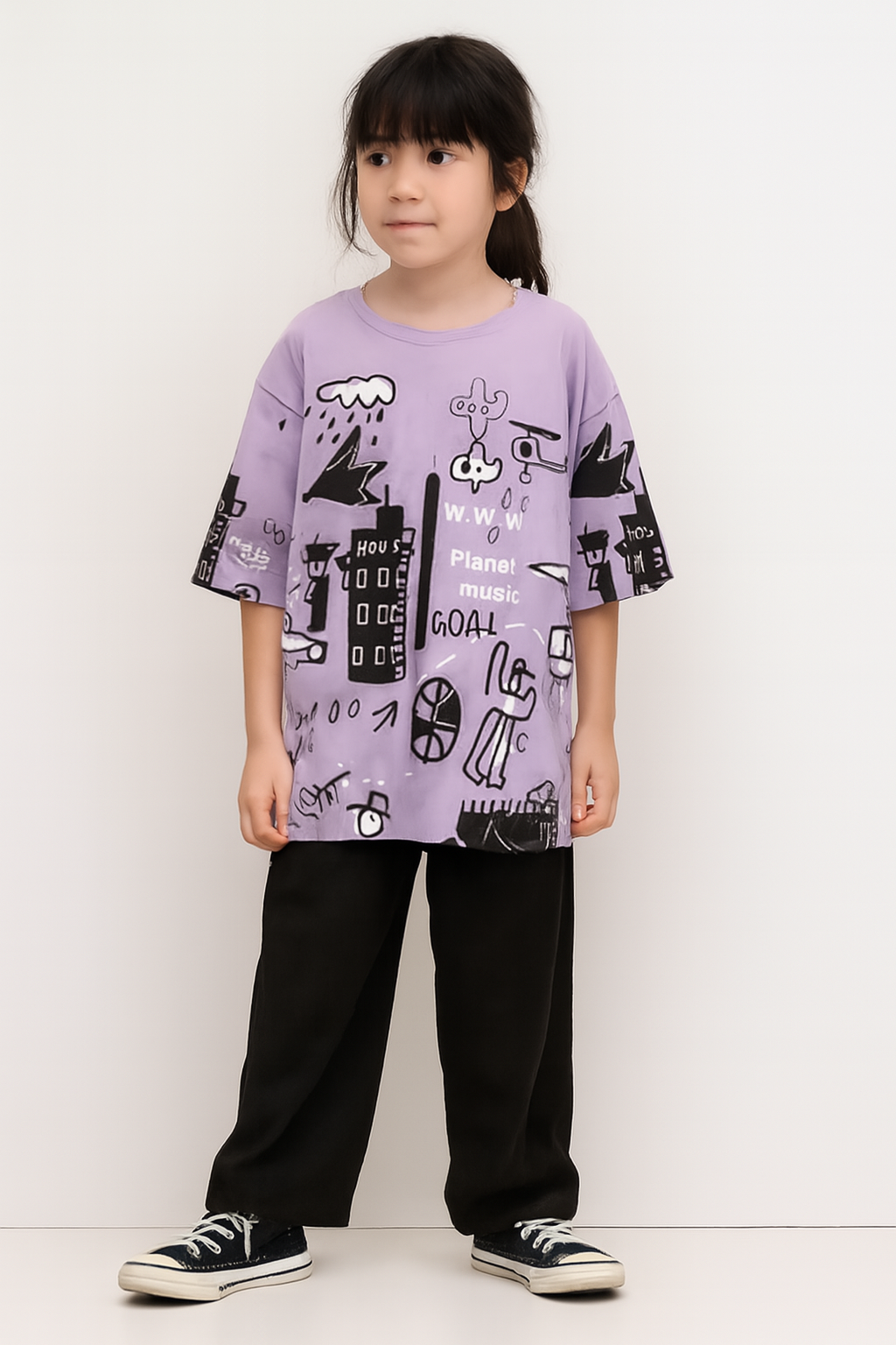 Graphic Planet Printed Kids Night Suit