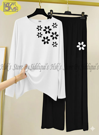Little Flower Full Sleeves Night Suit