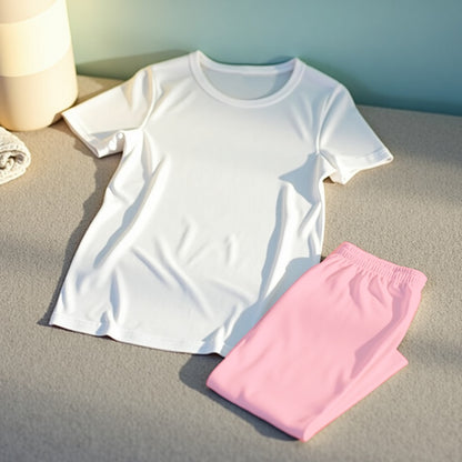 Plain Basic T-shirt With Multi Color Combination Pajamas