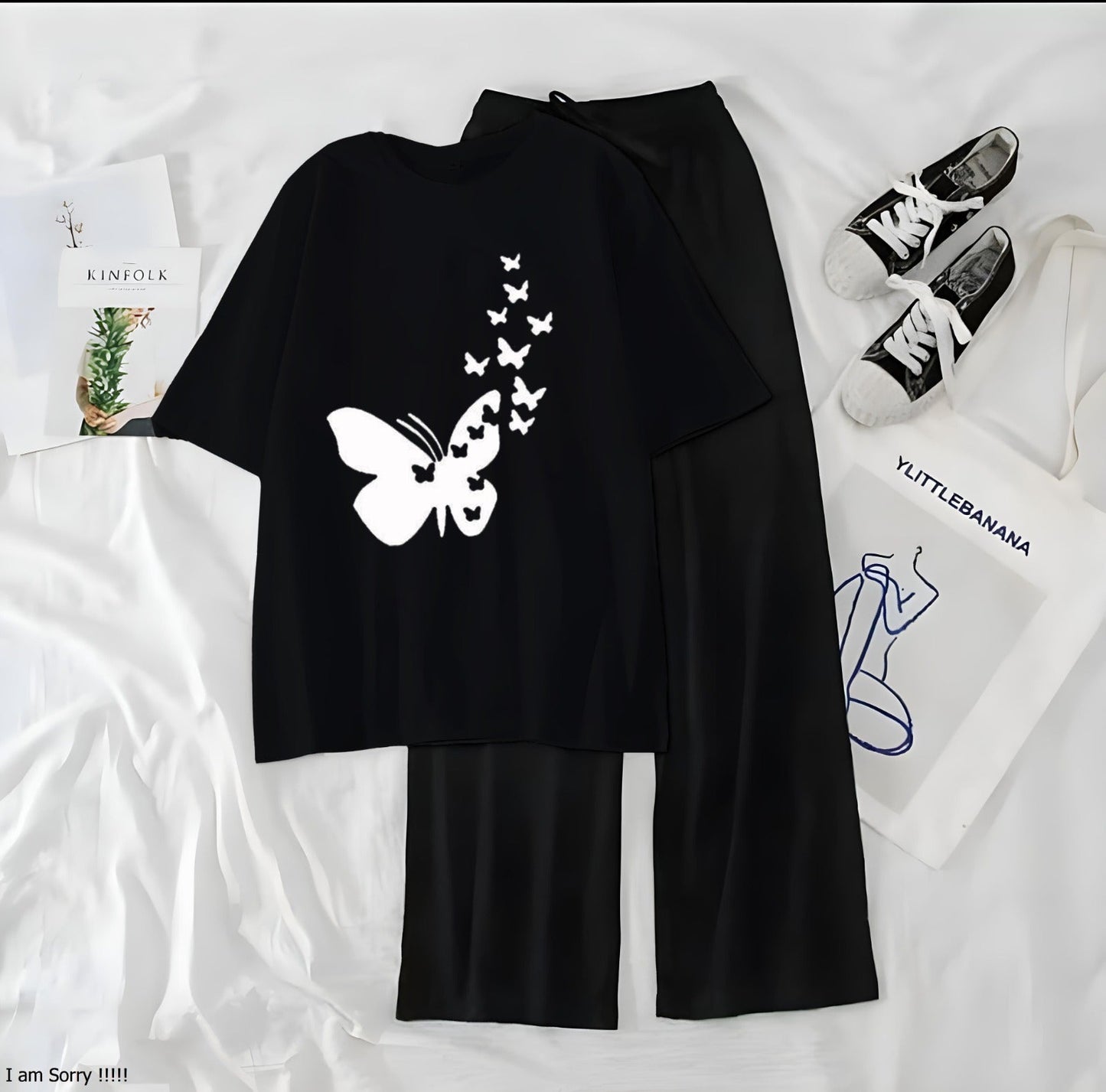 9 Butterfly Printed casual Night Wear