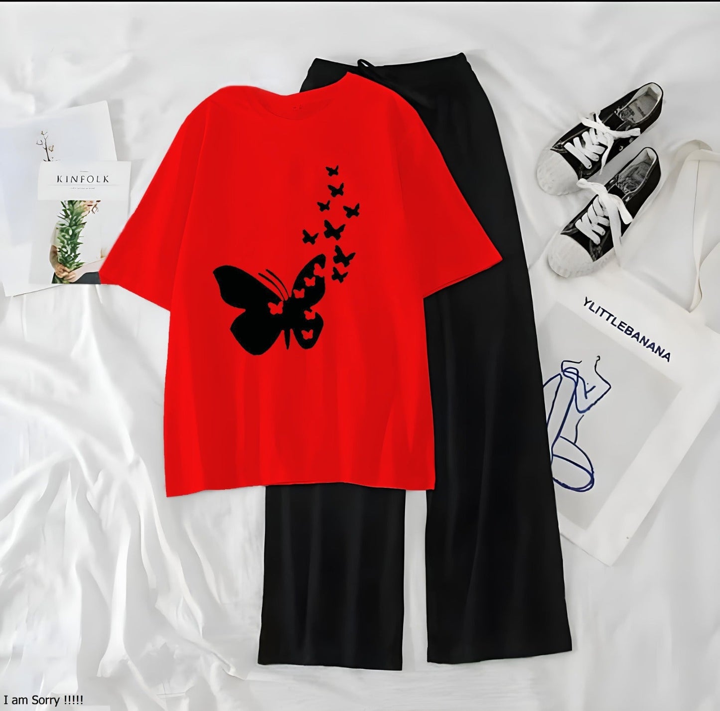 9 Butterfly Printed casual Night Wear