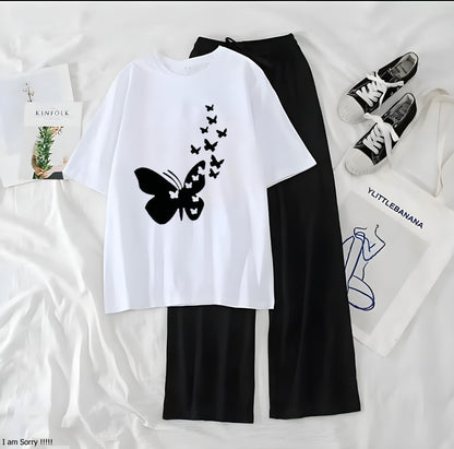 9 Butterfly Printed casual Night Wear