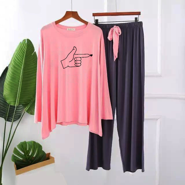 It's You  Printed Full Sleeves Pajama Set for Women