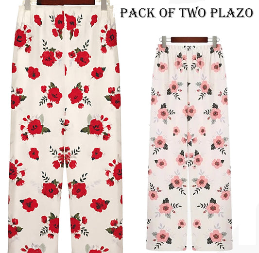 Pack of 2 Plazo Trousers