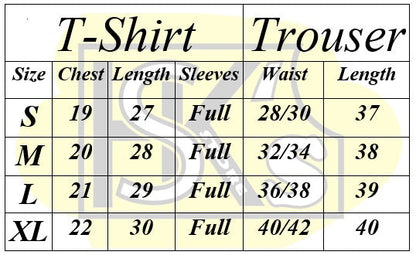 Heart Print Full Sleeves Night Suit